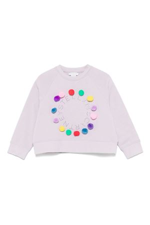 felpa in cotone lilla STELLA McCARTNEY KIDS | TV4D70Z0453572